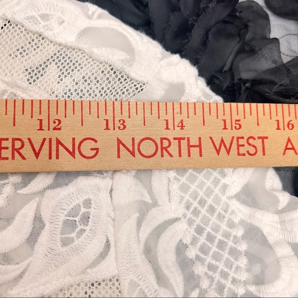 Maje Womens White Embroidered Shift Sun Dress Unlined White Size 2/ US S Bridal - Picture 8 of 10